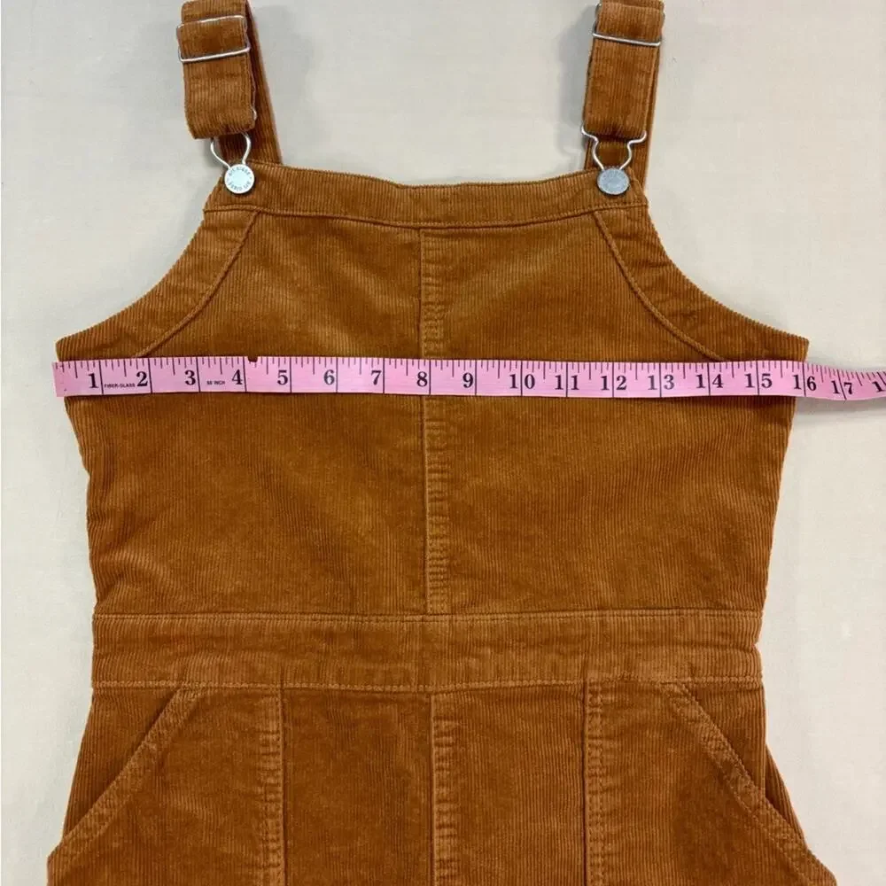 art class Girl’s Corduroy Overall Dress in Chestnut Brown Size XL